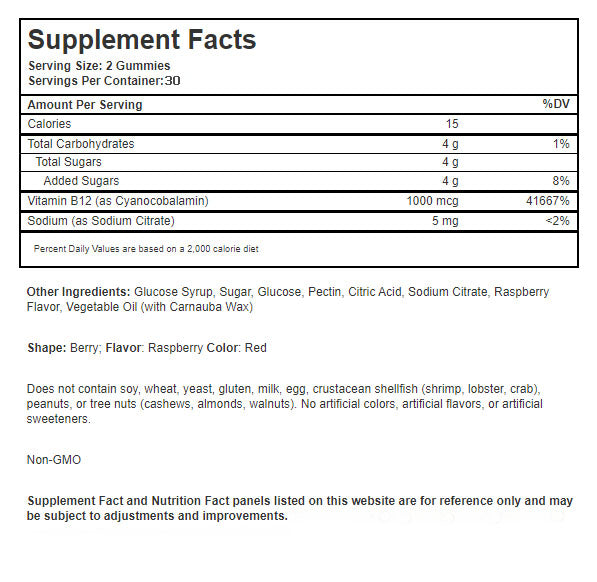 Vitamin B-12 Gummies